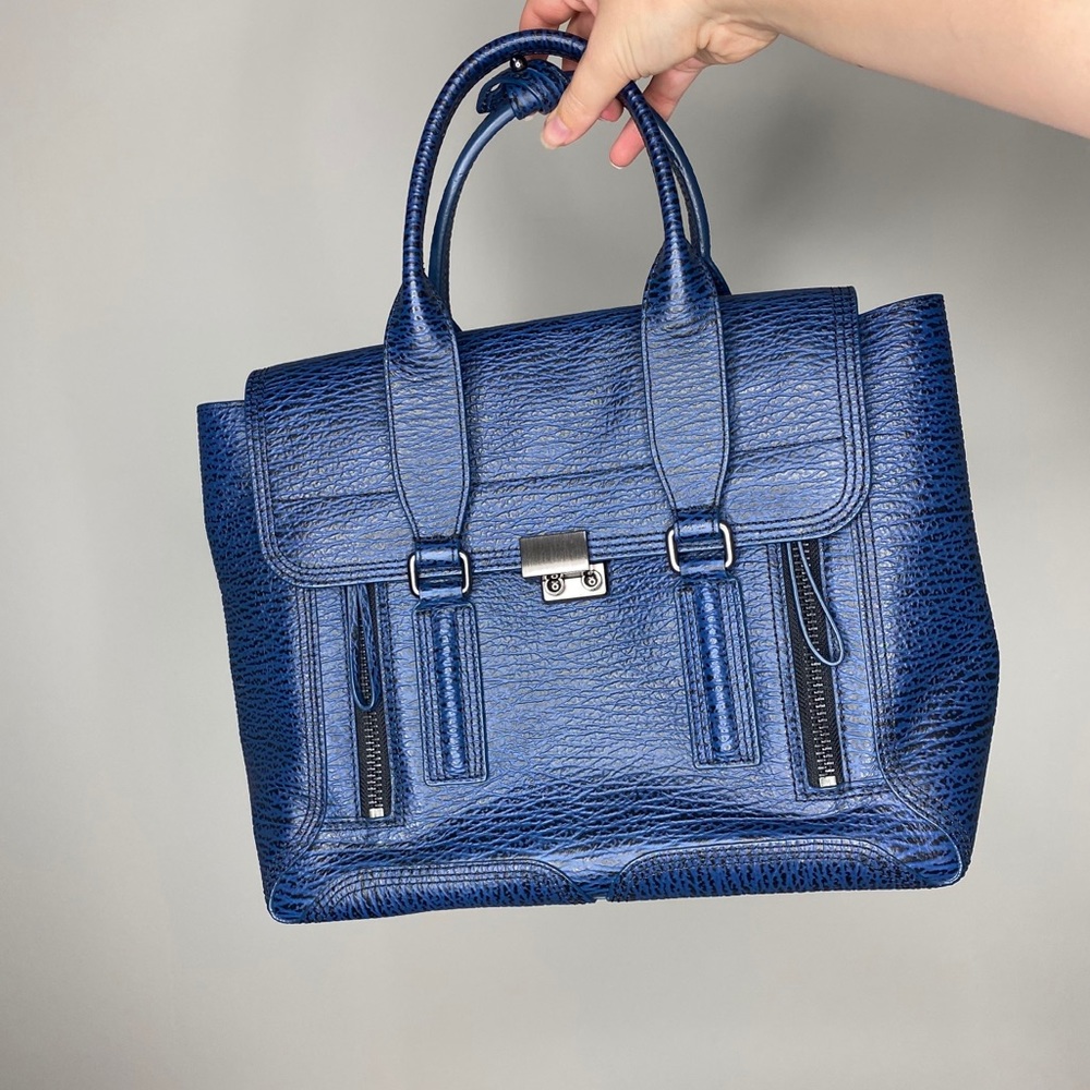 3.1 Phillip Lim medium pashli satchel in lapis